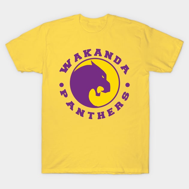 Wakanda Panthers T-Shirt by WHOartedLA